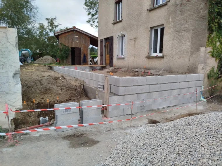 Réalisation d'un dallage à Paladru, Bourgoin-Jallieu, KS Maçonnerie