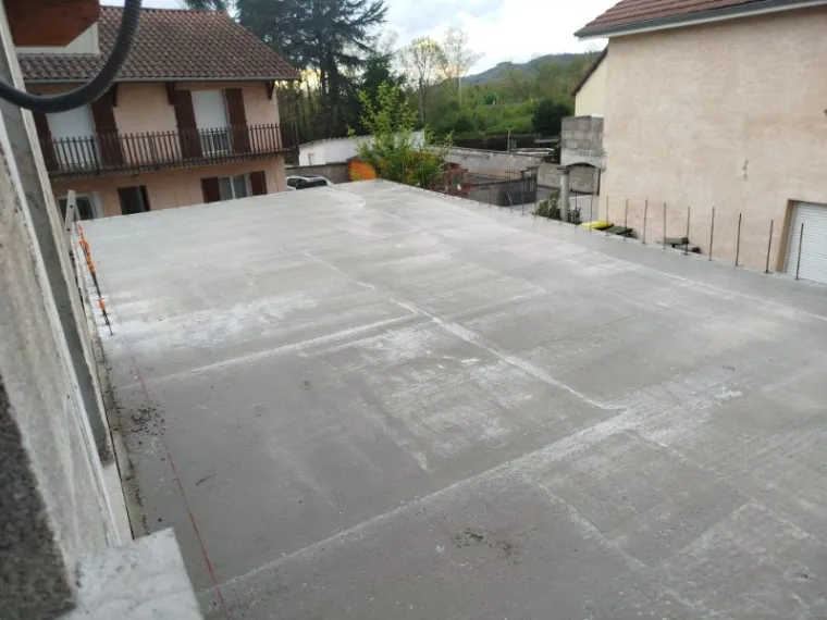 Coulage plancher à Saint Jean de Soudain, Bourgoin-Jallieu, KS Maçonnerie