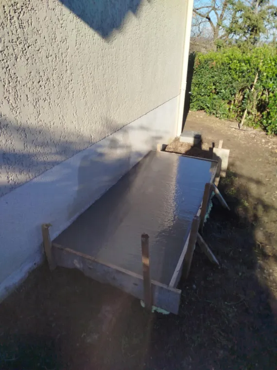 Création de dallage à l'Isle d'Abeau, Bourgoin-Jallieu, KS Maçonnerie