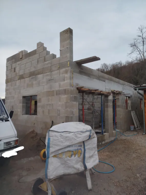 Création d'une villa à Saint Savin, Bourgoin-Jallieu, KS Maçonnerie