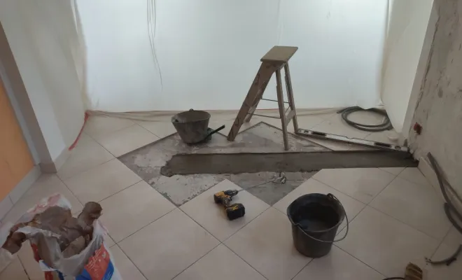 Rénovation total d'une cuisine à la Chapelle de la Tour, Bourgoin-Jallieu, KS Maçonnerie