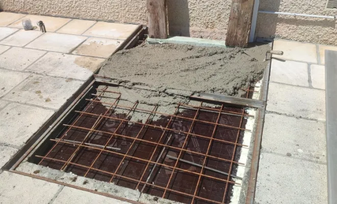 Chantier Dalle sur plot à Saint Blandine, Bourgoin-Jallieu, KS Maçonnerie