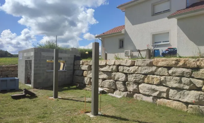 décoffrage poteaux BA