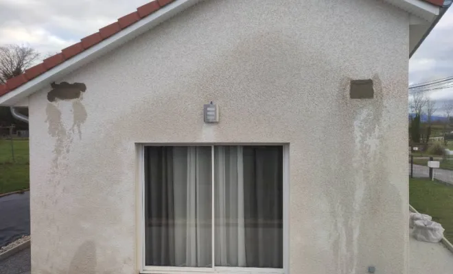 rénovation sur façade maçonnerie au Passage, Bourgoin-Jallieu, KS Maçonnerie