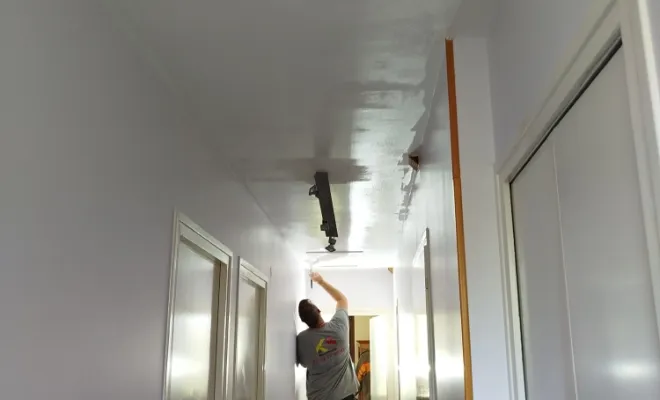 rénovation d'une maison en peinture à Sainte Blandine, Bourgoin-Jallieu, KS Maçonnerie