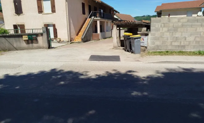Pose d'enrobé à Saint-Jean-de-Soudain