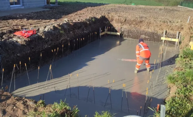 construction d'une piscine 8x4 à Trept, Bourgoin-Jallieu, KS Maçonnerie