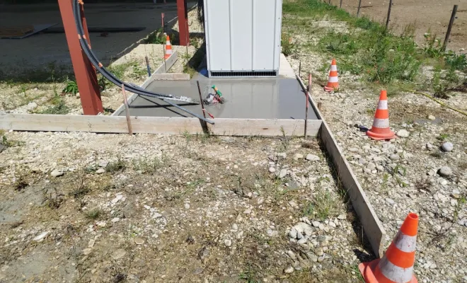 Réalisation d'un dallage, Bourgoin-Jallieu, KS Maçonnerie