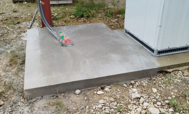 Réalisation d'un dallage, Bourgoin-Jallieu, KS Maçonnerie