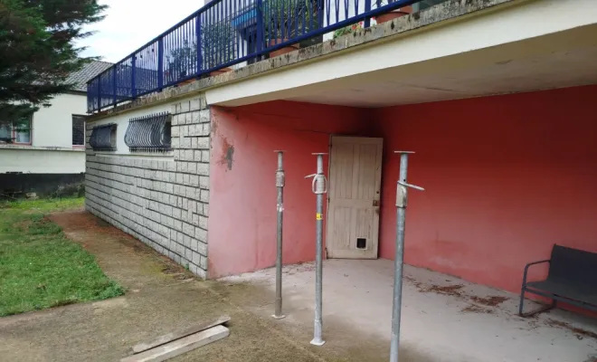 Rénovation et démolition des murs porteurs d'une terrasse/balcon à La Tour du Pin, Bourgoin-Jallieu, KS Maçonnerie