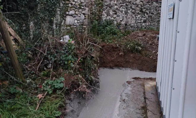 Mur anti bruit à Brie et Angonnes, Bourgoin-Jallieu, KS Maçonnerie