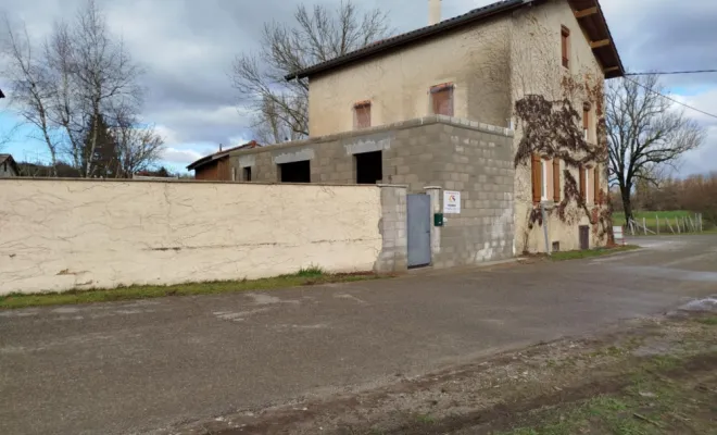 Réalisation d'un plancher béton et acrotère sur Paladru, Bourgoin-Jallieu, KS Maçonnerie