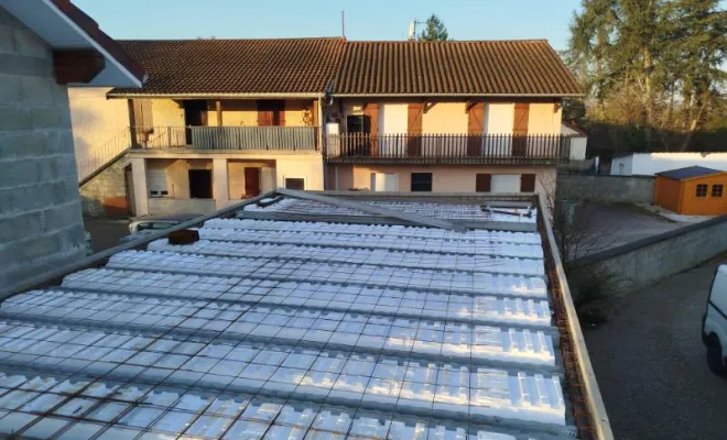 Coulage plancher à Saint Jean de Soudain, Bourgoin-Jallieu, KS Maçonnerie