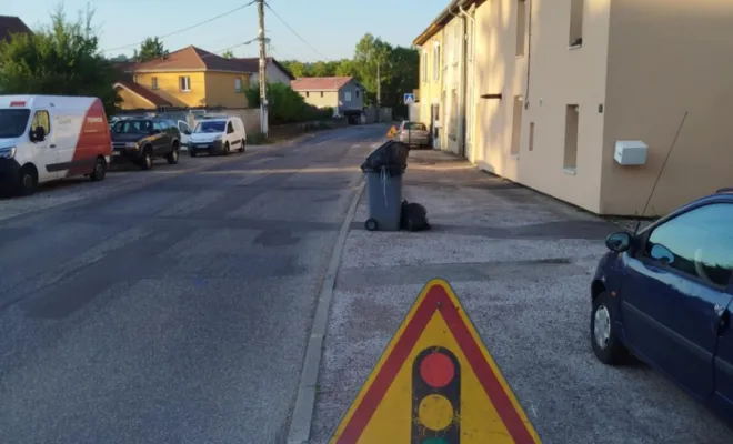 Pose de bordure à Saint Jean de Soudain, Bourgoin-Jallieu, KS Maçonnerie