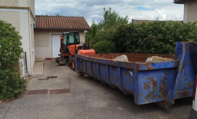 Terrassement étroit à l'Isle d'Abeau, Bourgoin-Jallieu, KS Maçonnerie