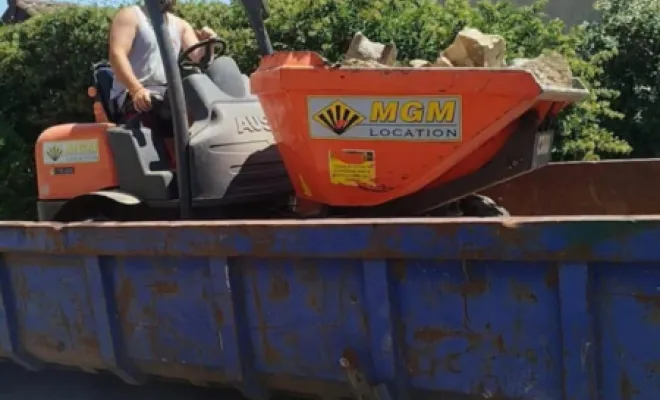 Terrassement étroit à l'Isle d'Abeau, Bourgoin-Jallieu, KS Maçonnerie