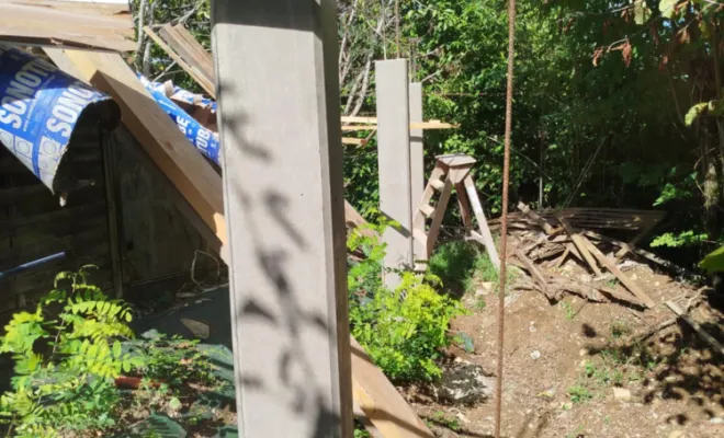 Création d'une terrasse à l'Isle d'Abeau, Bourgoin-Jallieu, KS Maçonnerie