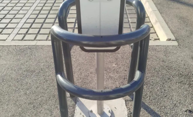 Scellement de poteau de protection à Saint Jean de Soudain, Bourgoin-Jallieu, KS Maçonnerie