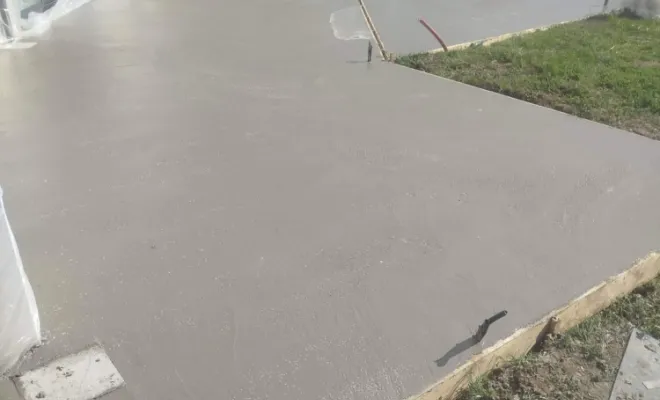 Terrasse autour de maison et piscine à Serezin de la Tour, Bourgoin-Jallieu, KS Maçonnerie