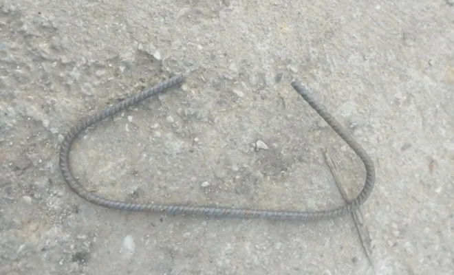 Façonnage maison d'une cage d'armature , Bourgoin-Jallieu, KS Maçonnerie