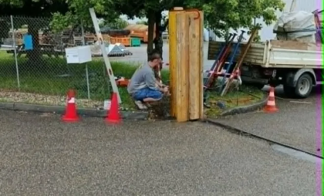 Création de pilier de portail à St Victor de Cessieu, Bourgoin-Jallieu, KS Maçonnerie